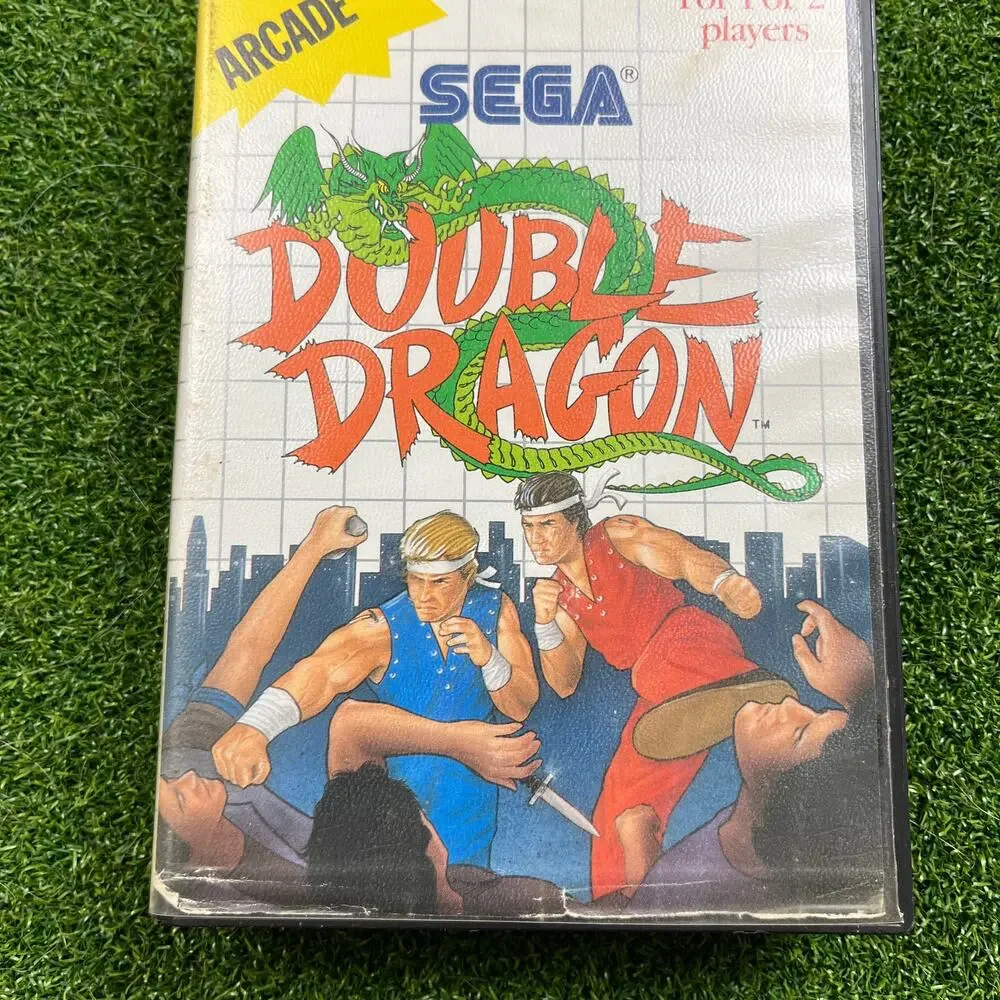 Double Dragon Sega Master System Game And Case
